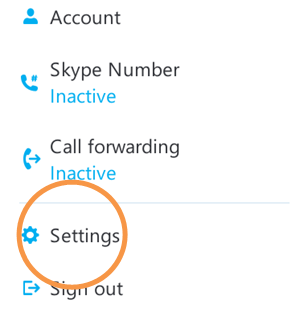 how to sign out of skype app on mac