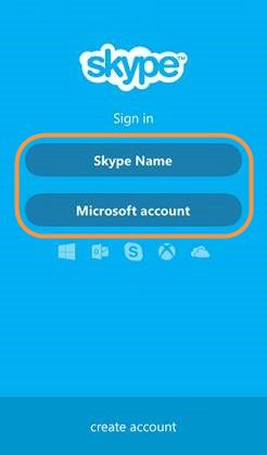 skype app unable to sign in