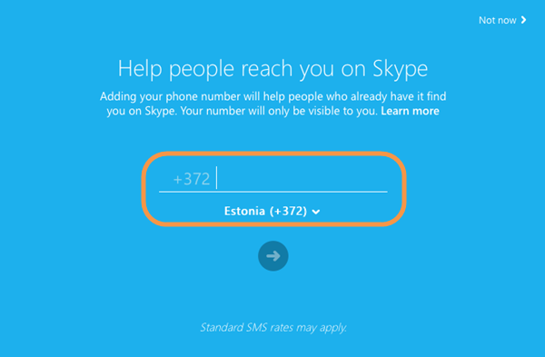 why is skype asking for my microsoft account mac