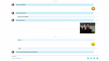 skype for business mac conversation history outlook